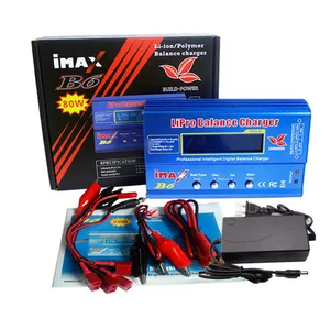 Original IMAX B6 AC B6AC 80W Lipo NiMH Nicd Lithium Battery Balance Charger Discharger With LCD Screen Power Supply RC B6