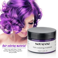 

Professional Disposable Washable Colorful Temporary Hair Dye Pomade Hair Color Wax Clay