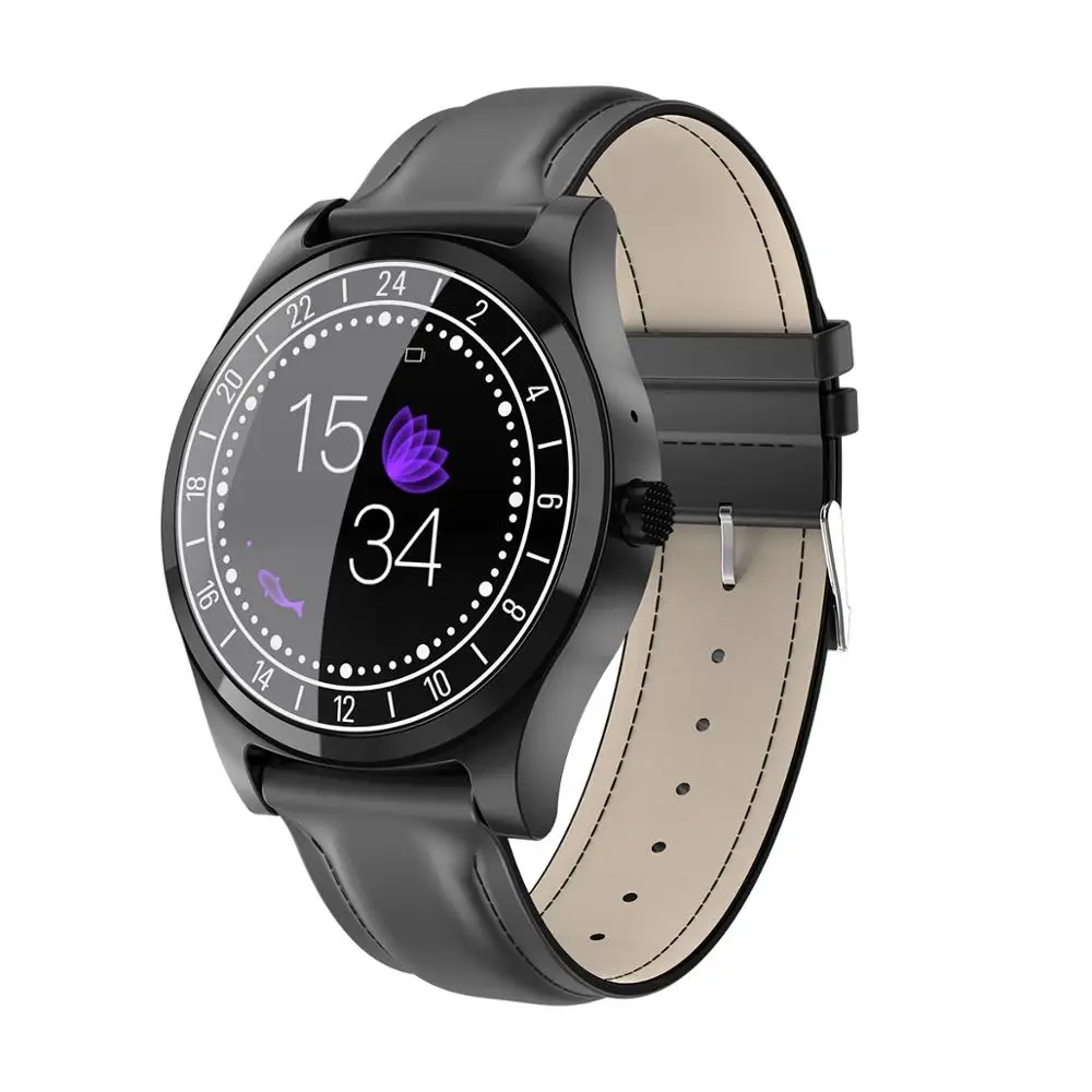 

Smart Watch DT19 Android IOS Men Watch Heart Rate Fitness Bracelet Sleep Monitor Fitness Tracker Color Screen Round Wristwatch