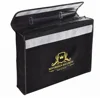 Custom Dual-Layer Home and Office Fireproof Documents Bag, Water and Fire Resistant Document Bag With Zipper Closure