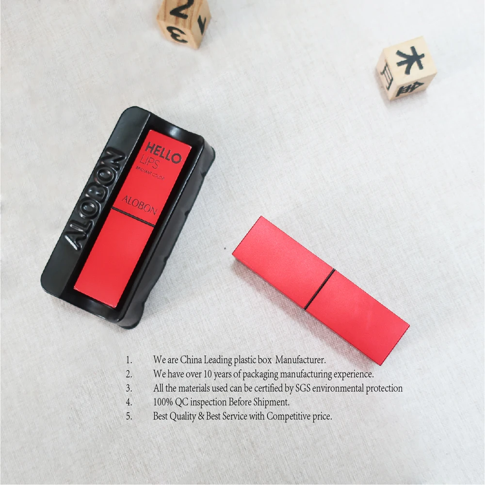 New Design Customized Plastic Packaging Blister Pack Display For Lip