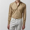 Men's fashion designer pure cotton poplin business shirt with long sleeve