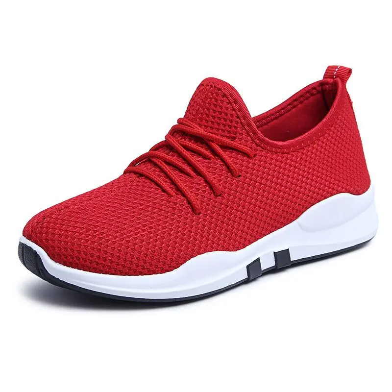 

women's sneakers 2019 spring new casual sport shoes, Black/red