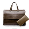 2016 Custom newest fashion PU leather men handbags message tote bag classical China supplier online shopping hongkong