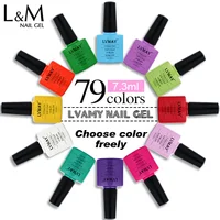 

LVMAY Organic Nail Gel Varnish Color UV Gel Nail Polish
