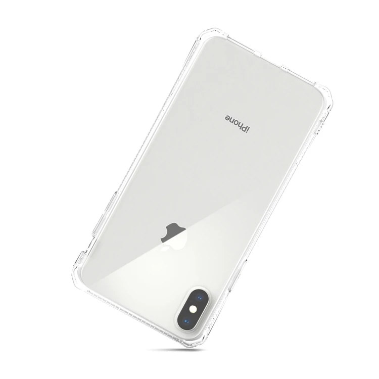 

Thicken anti-fall non-slip bumper transparent silicone mobile phone cover for iphone xs max case tpu,for iphone xs xr cases