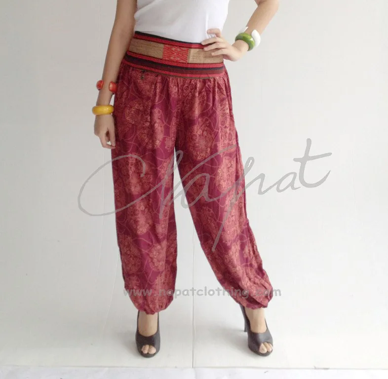 Ladies Stylish Jeans Pants Thai Rayon 
