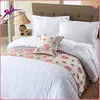 White 100% cotton white satin stripe bedding /hotel satin stripe bedding