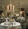 2017 new! wedding table centre pieces crystal candelabra with 9 hurricanes