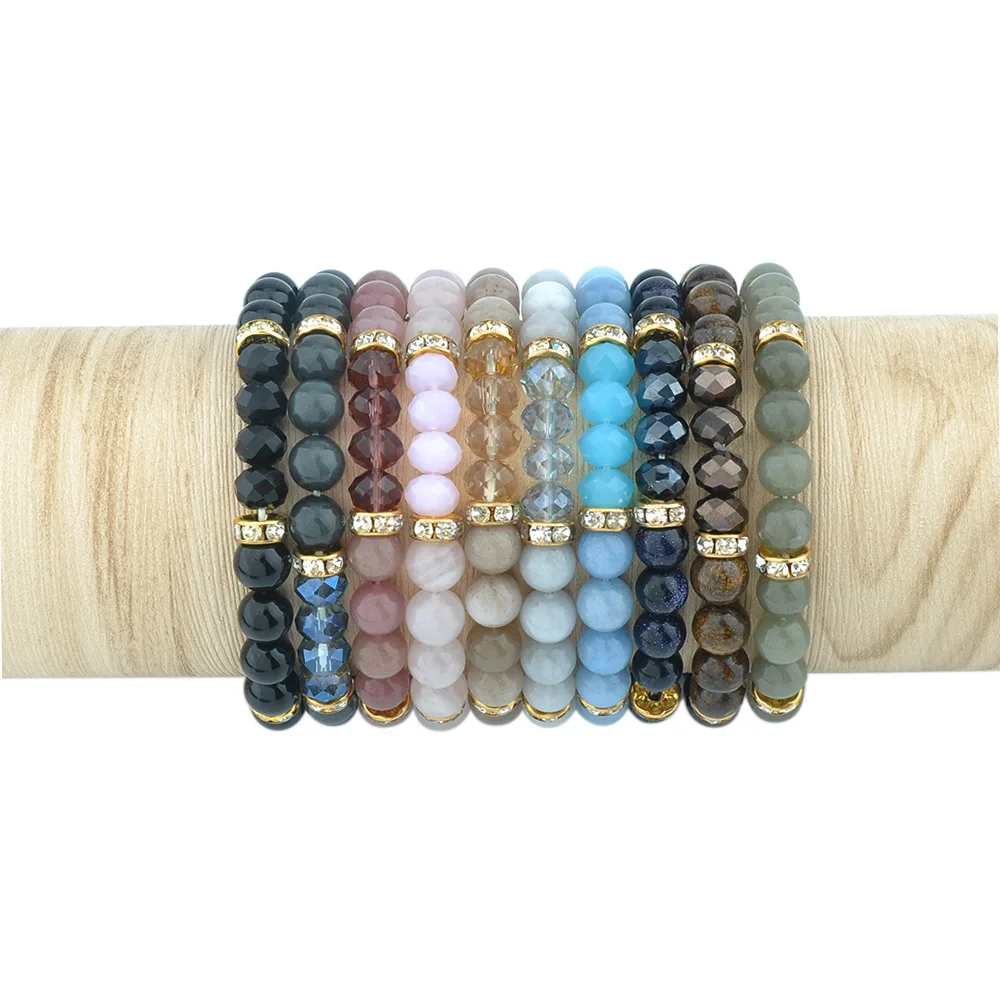 Wholesale Bulk Charm Stone Indian Friendship Bead Bracelet For Women