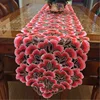European table flag lace fabric beautiful fringe table runner