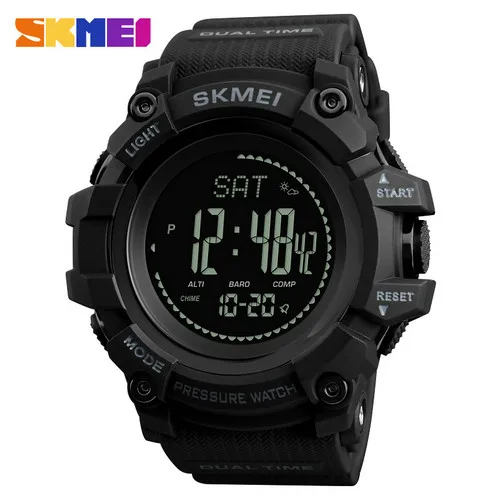 

Hot Selling Products SKMEI 1358 Sport Digital Stopwatch Compass Pedometer Watch Men, 4 colors for choice