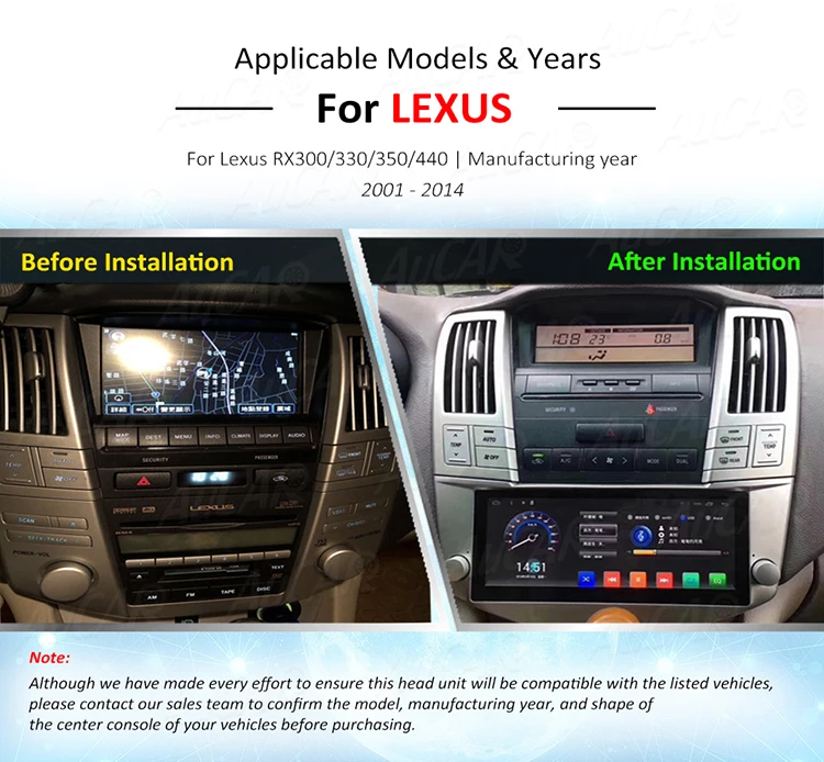 2001 lexus rx300 stereo upgrade