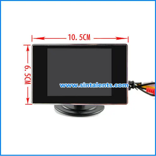 Super 3.5Inch Vehicle LCD Monitor with Motorized Assemble