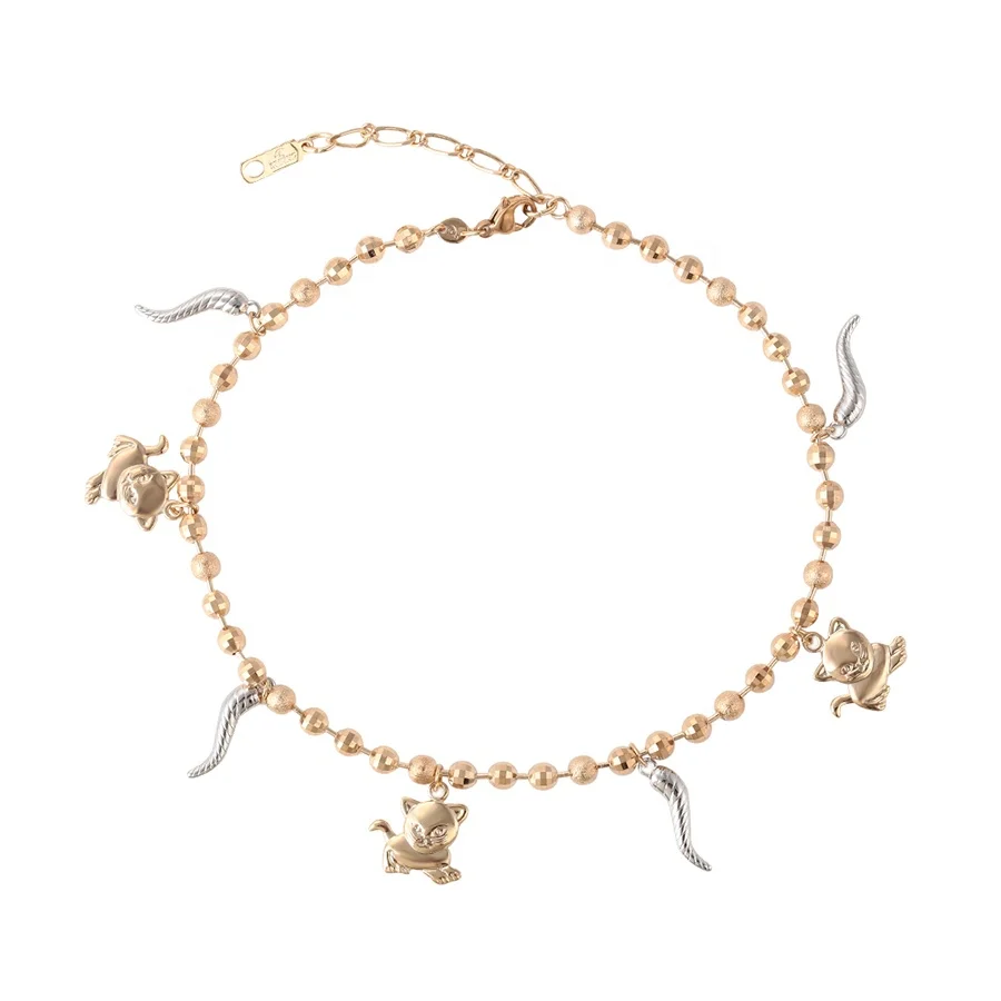 73236 Xuping fashion design cheap custom multicolor charm anklet jewelry for women