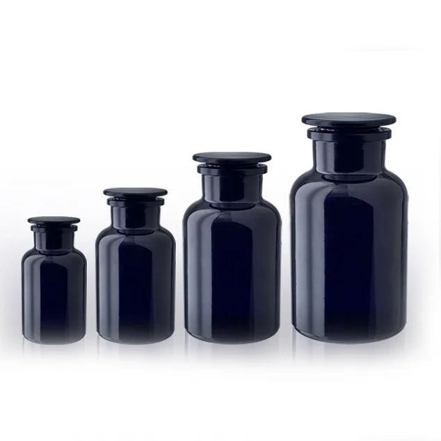 Wholesale Black Amber Glass Apothecary Bottles Candle Bottle Buy