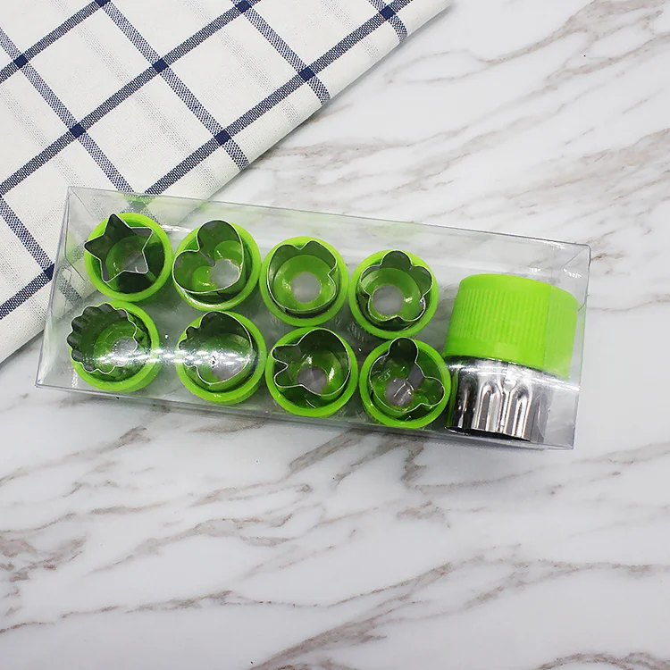 

9pcs mini stainless steel cookie cutter