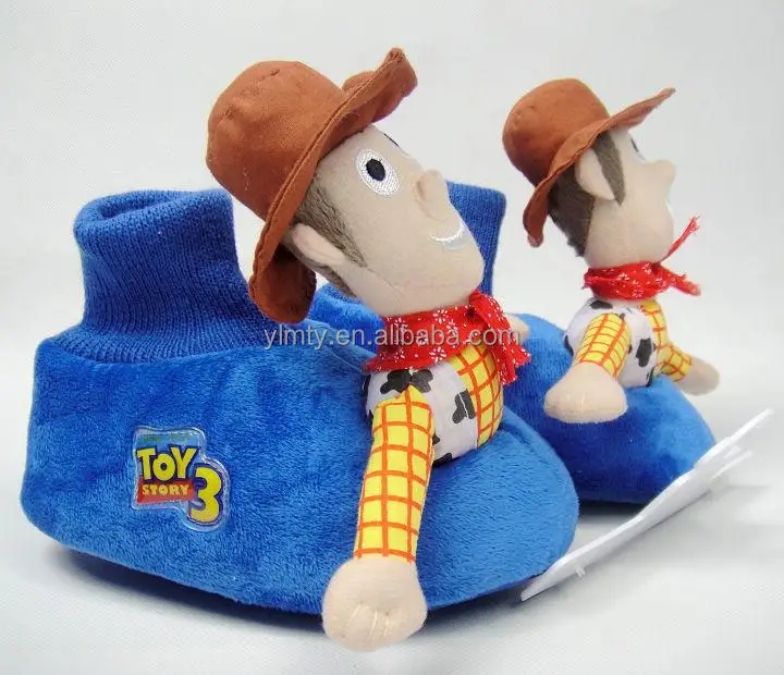 
OEM service cartoon character brothers indoor slipper baby shoes for kids 