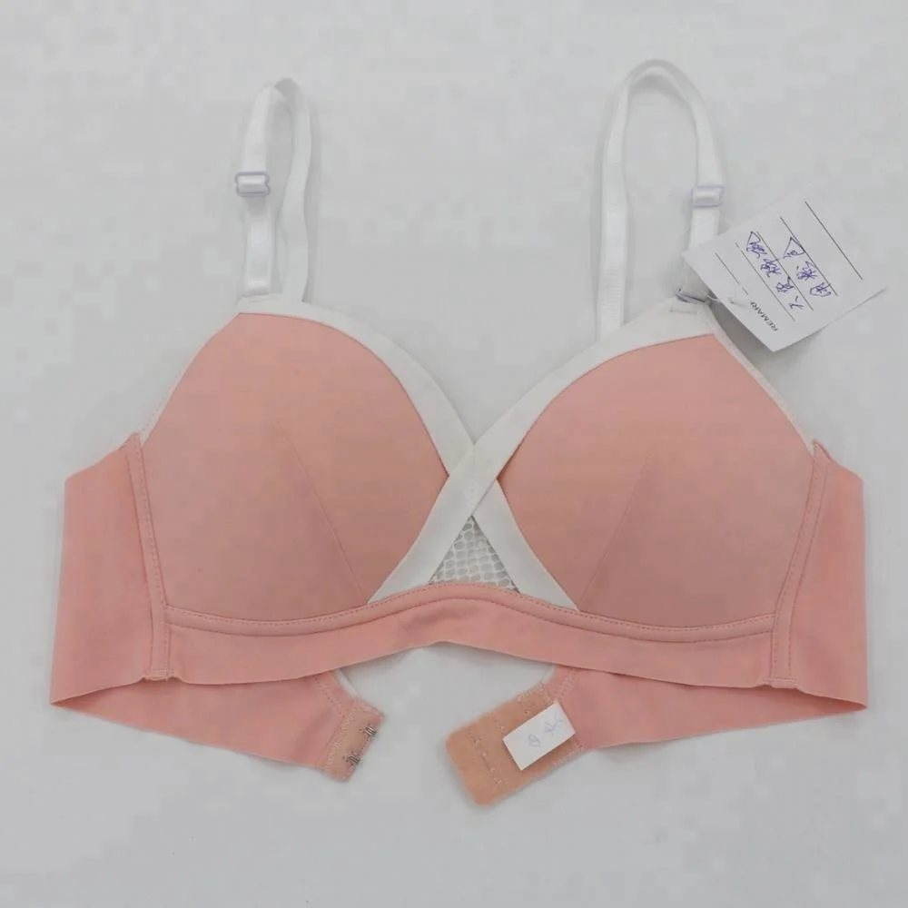 

Fashion Non Wire Soft Sexy Girls inner wear Bra, Red;orange;navy;fushia