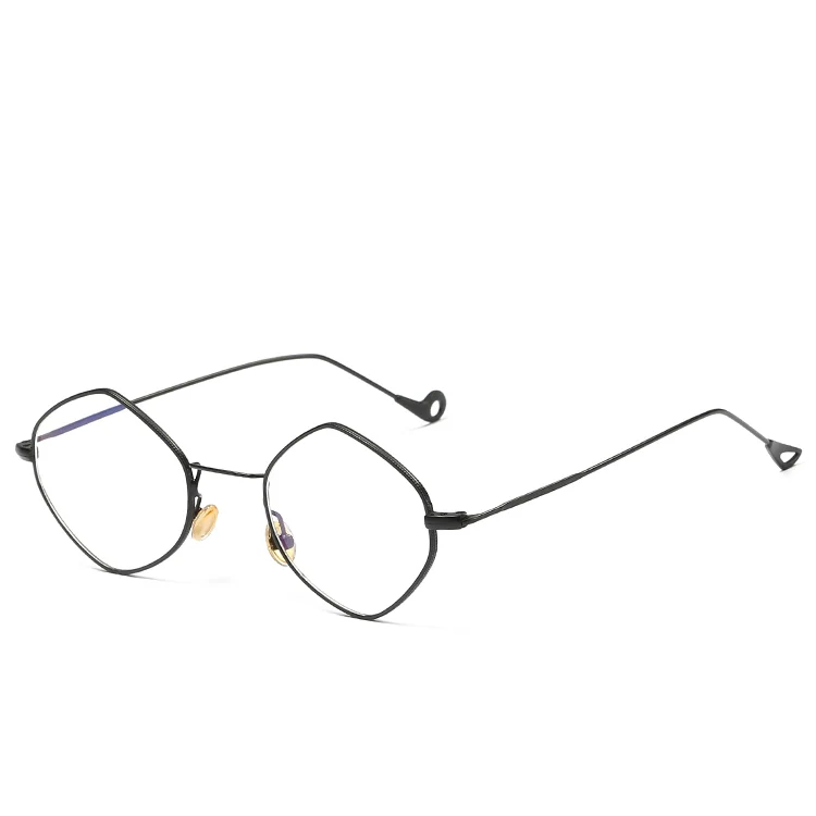 

polygon irregular metal optical eyeglass frames