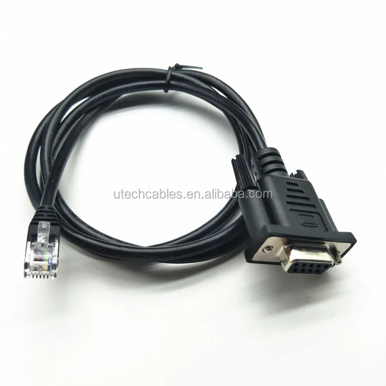 Db9 Serial Rs232 To Rj11 Rj12 Adapter For Apc Rj12 Serial Cable Pinout Buy Rs232 Db9 Serial To