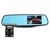 Full HD 1080P Car Dvr Camera Auto 4.3 Inch Rearview Mirror Digital Video Recorder Dual Lens Registratory Camcorder