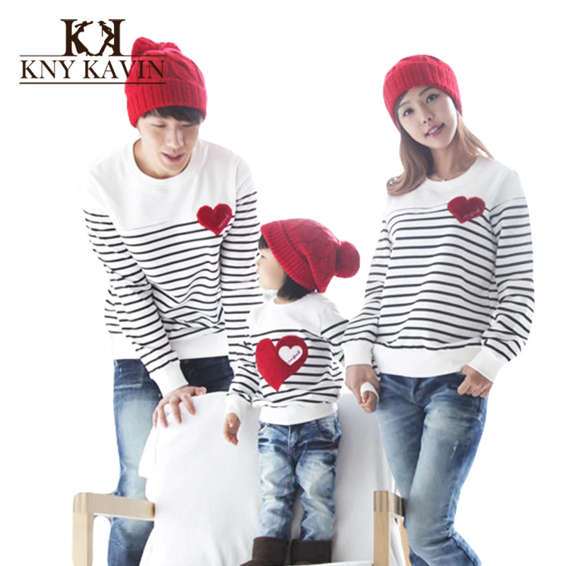 Buy Family Matching Clothes For Mother Daughter Son Cotton Striped