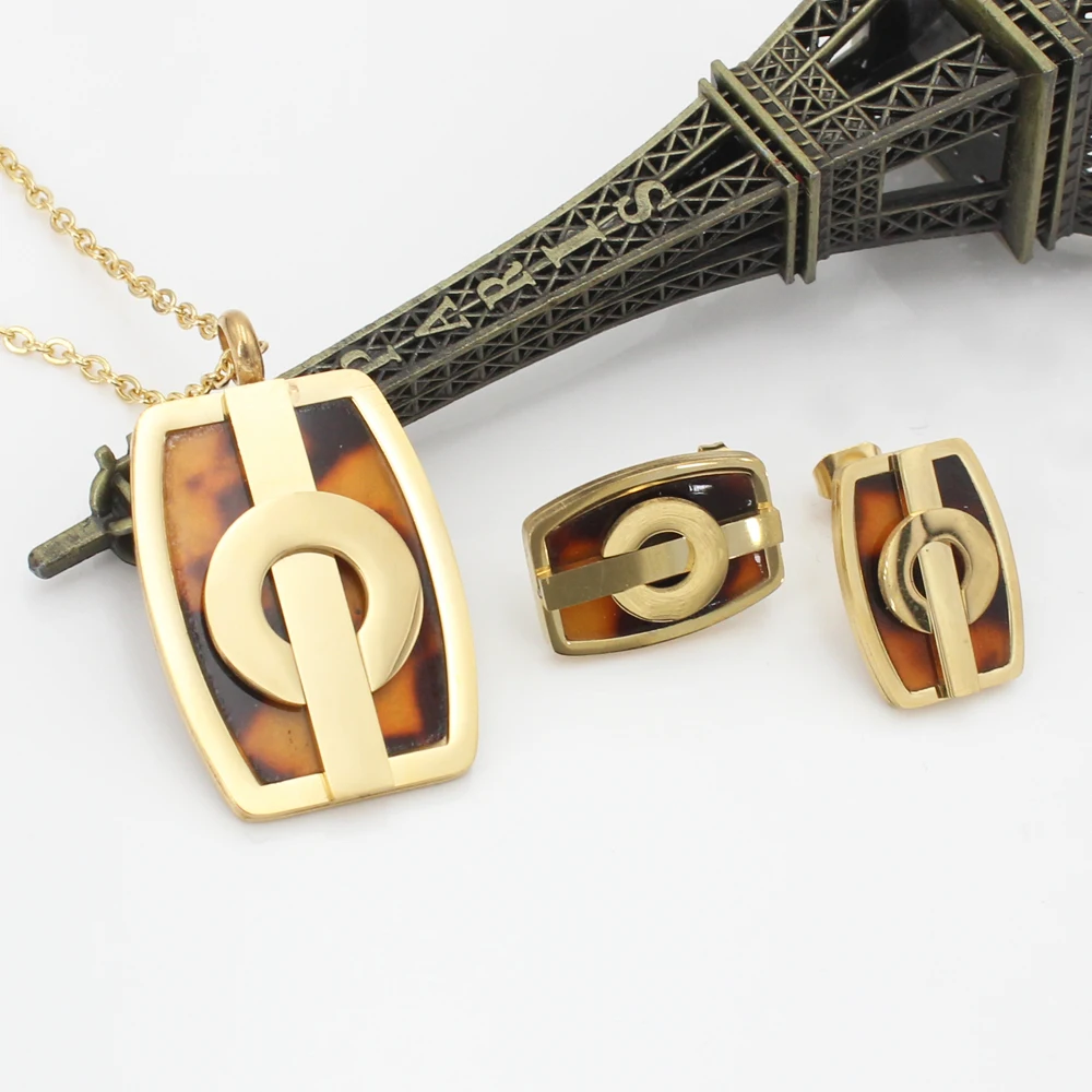 Mexican Imported 24k Gold Plated Jewelry Set Noble Female Wedding