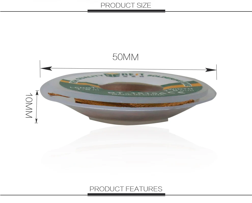Factory Direct High Quality Soldering Desoldering Wick BGA Soldering Desoldering Wire for Iron PCB Repair Tool