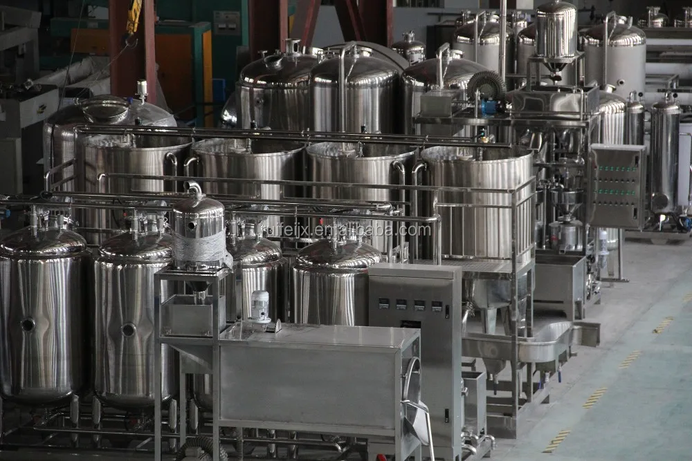 Stainless Steel Condensed Milk Production Line Dairy Milk Production ...