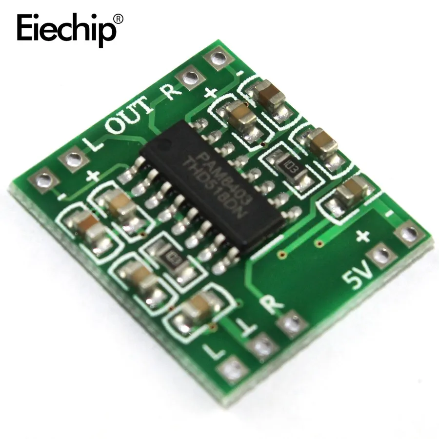 Pam8403 Module Super Digital Amplifier Board 2 * 3w Class D Digital Amplifier Board Efficient 2.