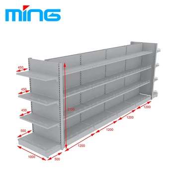 gondola shelf retail display rack grocery shelving supermarket convenience shelves drawer wooden grocey racks stand system china larger