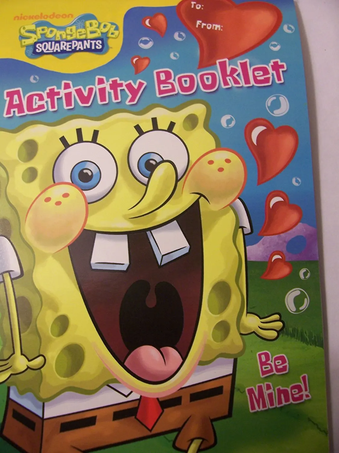 buy-spongebob-squarepants-activity-booklet-be-mine-in-cheap-price-on