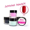 Unique effects dipping powder clear pink white nail crystal powder supplier