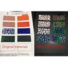 China factory customized PU fabric material flash color changing reflective material