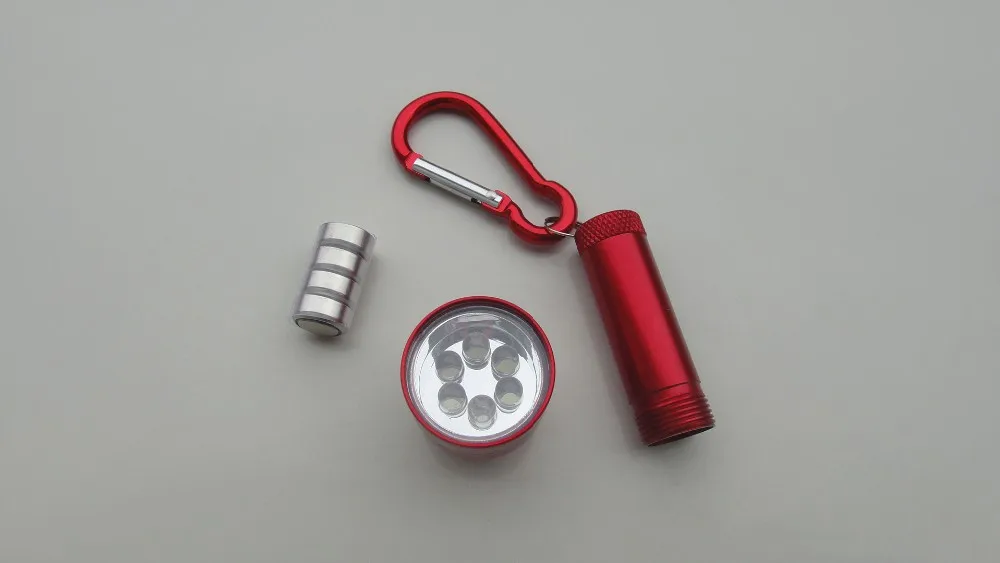 
factory price keychain flashlight metal carabiner keychain led keychain aluminum alloy 