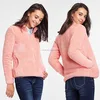 wholesale winter autumn spring plua size fashion custom Springs Sherpa Lined Pull Full Zip coral fleece jacket blazer coat