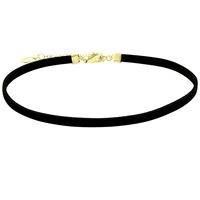 

45762 xuping cheap simple women choker necklace, black chokers for women