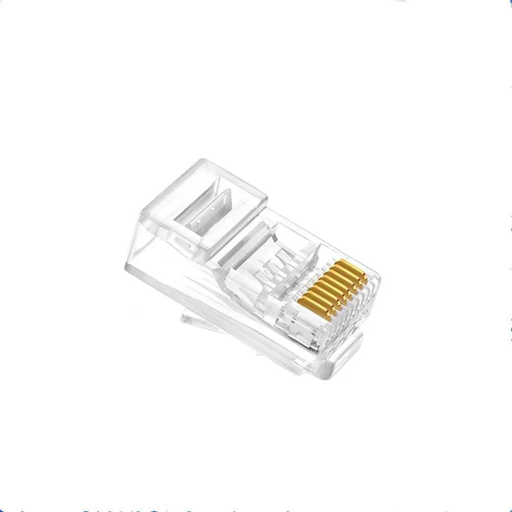 工厂utp rj45 插头防水网络 cat5 cat5e cat6e 电缆连接器