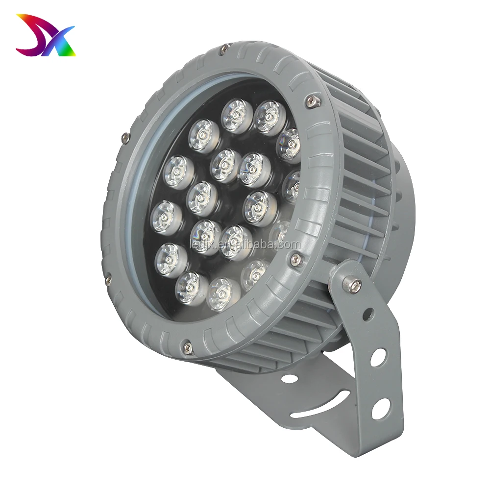 Projector Outdoor Round LED Floodlight Price 36W 12W 24W 18W Led Flood Light DMX RGB LED Flood Light