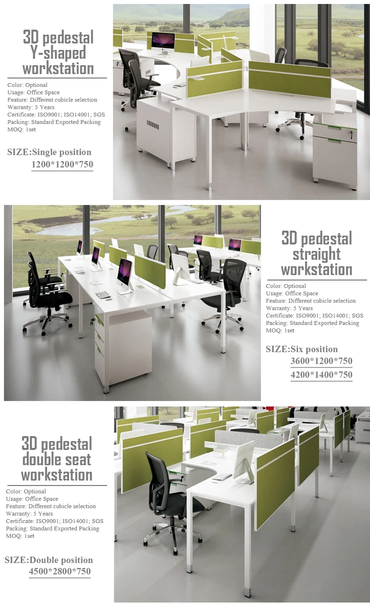 Standing workstation luxury office furniture office desk
