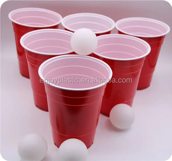 Disposable Plastic Beer Pong Drinking Cup 16 Oz Red Cups Game Party Cup Buy Wholesale 0785