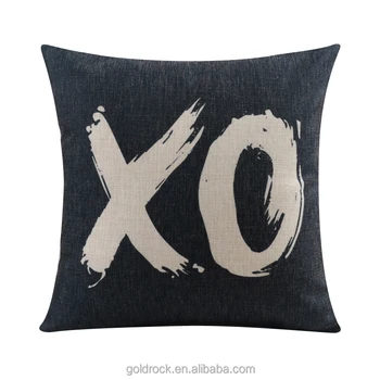 Promotions Custom Travel Pillow Creative English Alphabet X O