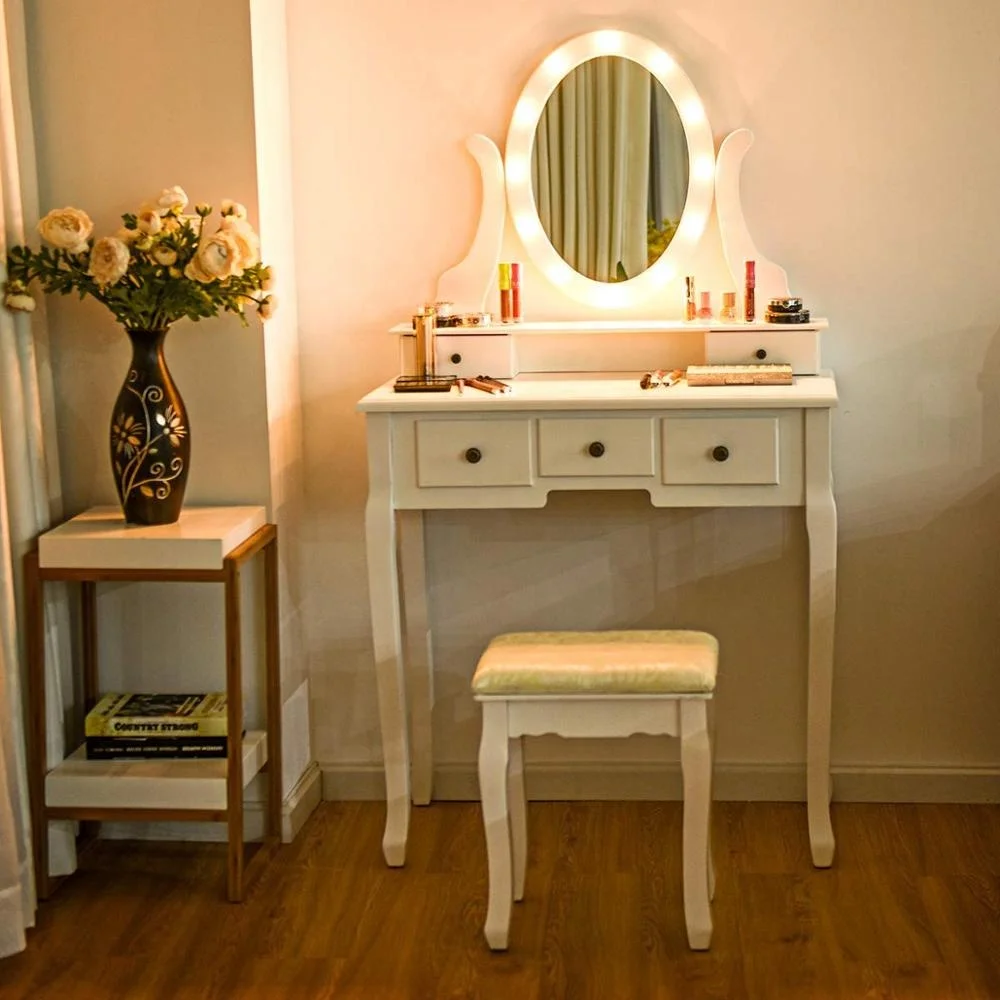 vanity dressing table with lights