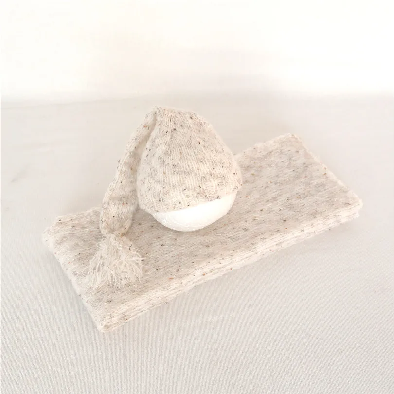 

CHRIS Soft Wrap bonnet Set Newborn Stretch wrap Hat Set Newborn Vintage Suit Baby Photography Props