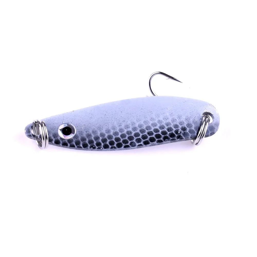 50mm 6.5g Manufacturers Trout Drone Metal Spoon Ice Fishing