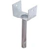 Galvanized steel H post support/ pole anchor