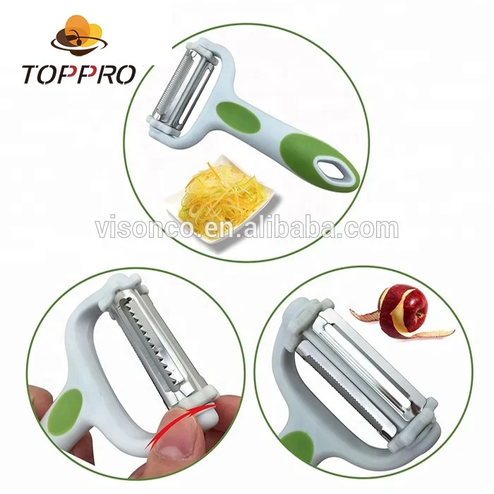 
Multi-function professional kitchen scissor 5 blades herb scissor with vegetables peeler set 