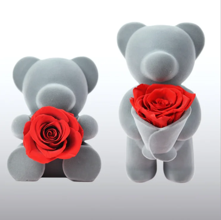 preserved roses bear