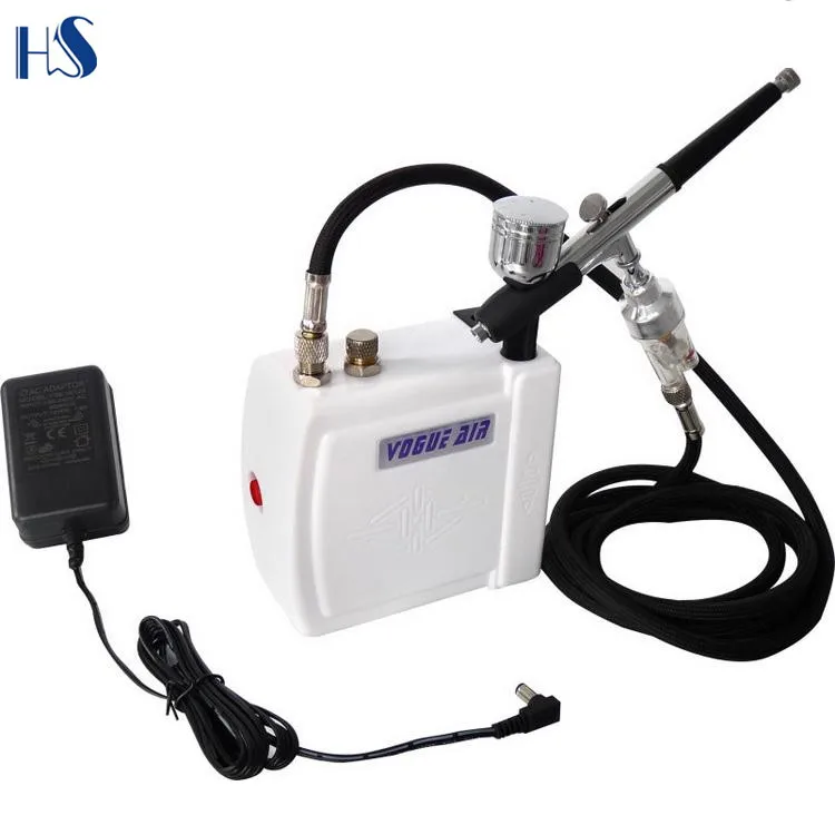 HS08AC-SK Battery Mini Air Compressor With Airbrush